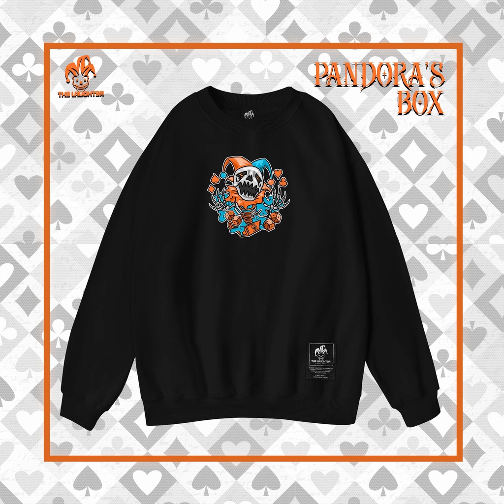 [The Laughter] PANDORA'S BOX Sweater - Áo Dài Tay Nỉ Da Cá