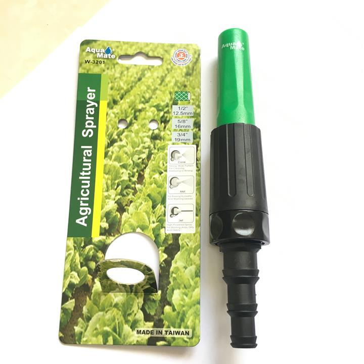 Vòi xịt tưới cây tự động tăng áp AQUA MATE  W-3201 xuất xứ Đài Loan