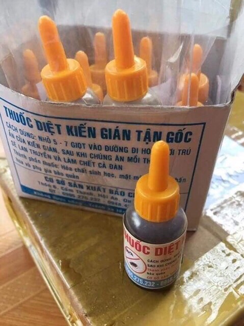 Thuốc Giệt Kiên Gián,Côn Trùng Tận Gốc
