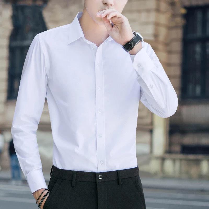 ÁO SƠ MI NAM TRƠN LỊCH SỰ (thích hợp đi làm, đi học, đi chơi)