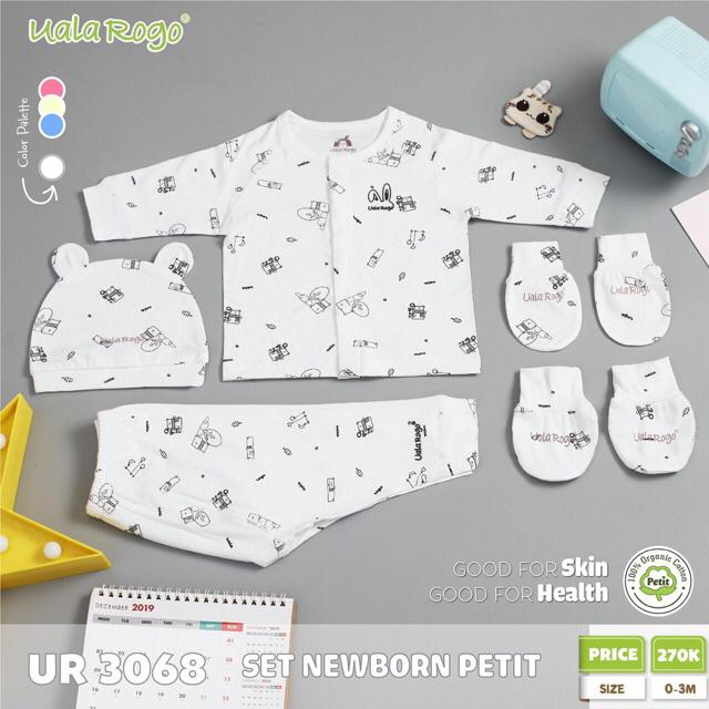 Bộ sơ sinh Uala Rogo Newborn Petit UR3068