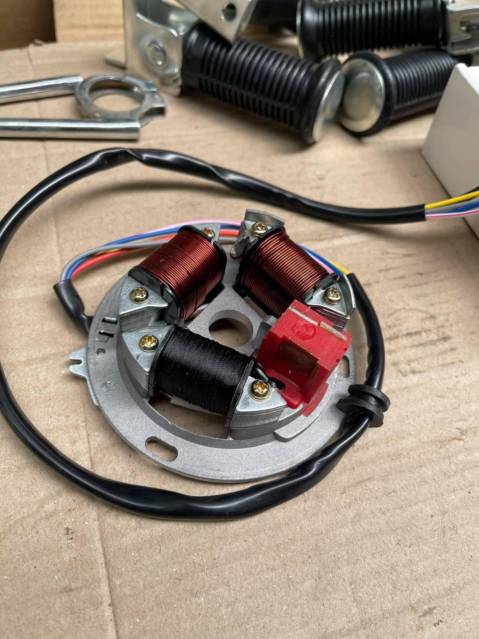 Bộ điện mâm lửa máy phát điện simson s51 s70 s83 Sr50 Sr2 Kr51