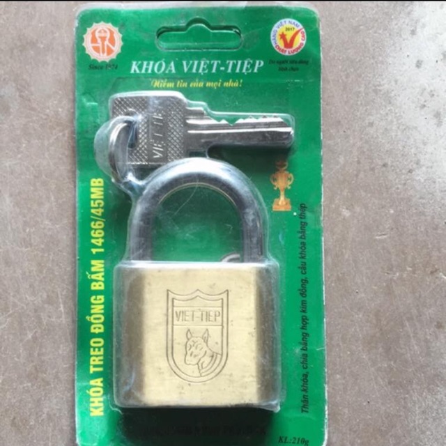Khoá Việt Tiệp đồng bấm 45MB (hàng chính hãng )