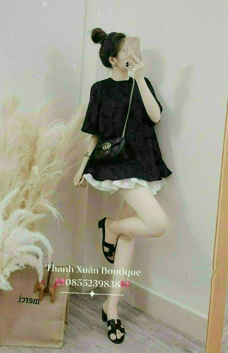 Áo bầu thời trang công sở