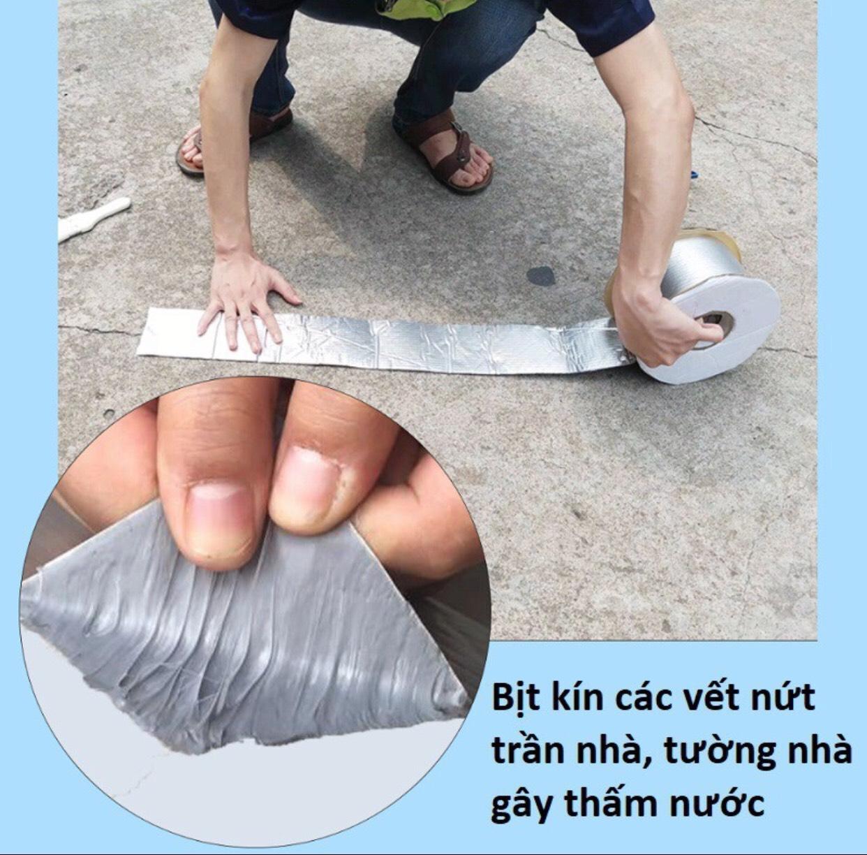 [HCM]Băng Keo cường lực Siêu Dính Đa Năng Keo dán CHỐNG THẤM đa năng cho tường trần nhà mái tôn ống nước.. công nghệ Nhật Bản