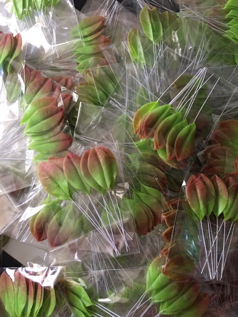 Clay Flower Leaves / Apricot Leaves / Clay Apricot Leaves 25K/10 Pieces
