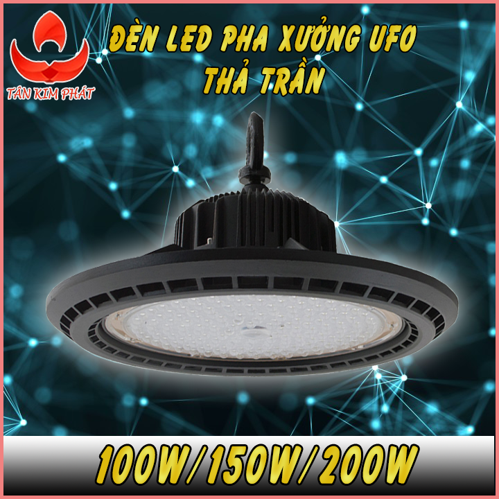 [Hàng Mới] Đèn Pha Led UFO 100W/150W/200W Đèn Pha Trần