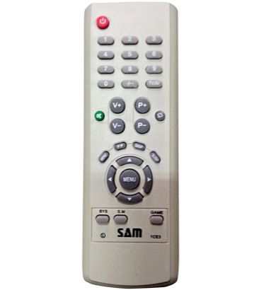 Remote Tivi - Điều khiển TV  SAM VUÔNG tặng kèm pin
