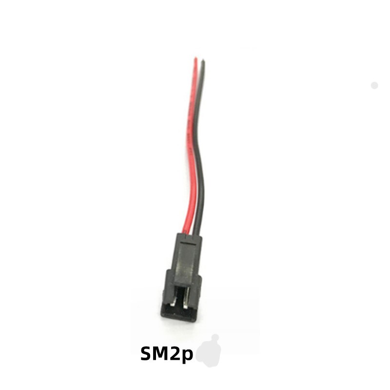 Jack nối SM 2.54mm 2P Đực Cái - Dây 22AWG - Dài 15cm