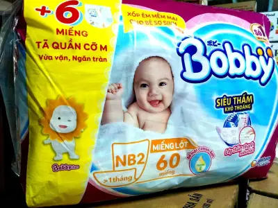 [HCM]Miếng Lót Sơ Sinh Bobby Fresh Newborn 2 - 60 (60 Miếng)