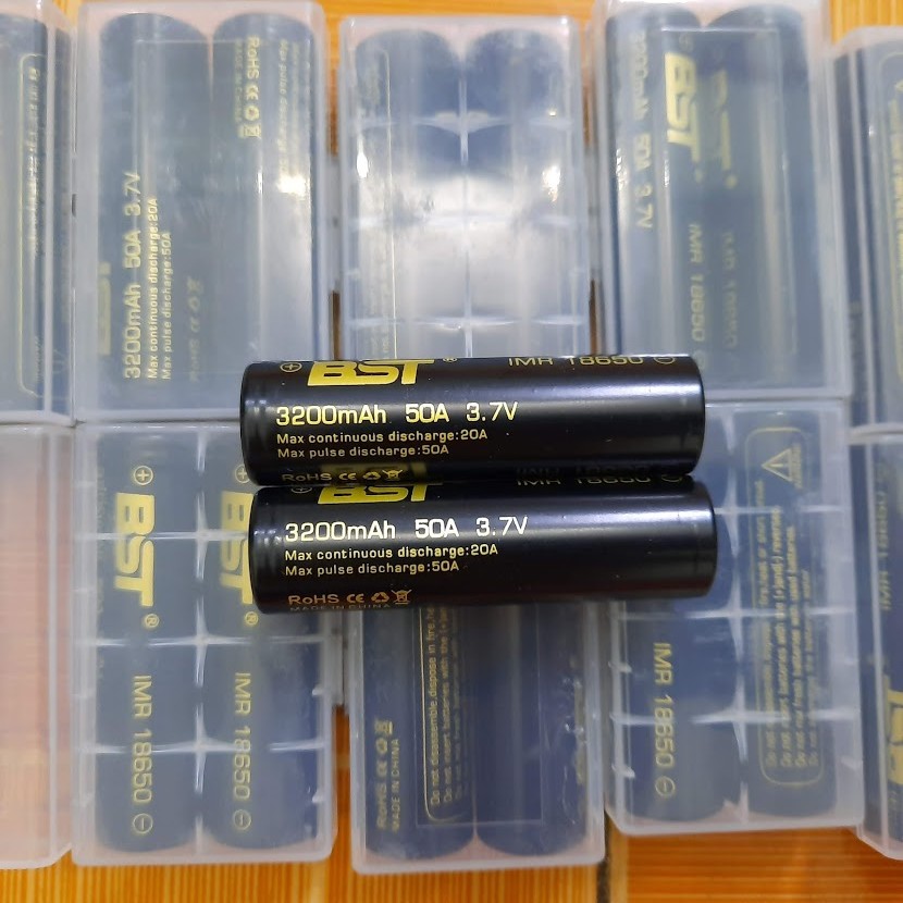 Pin 3.7v 18650 BST 3200mah - Độ Xả Cao 50A (pin mới 1 viên)