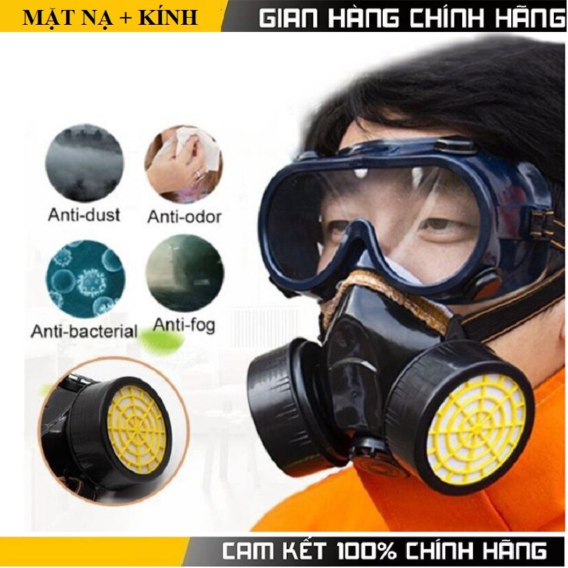 Mặt nạ chống độc có kính