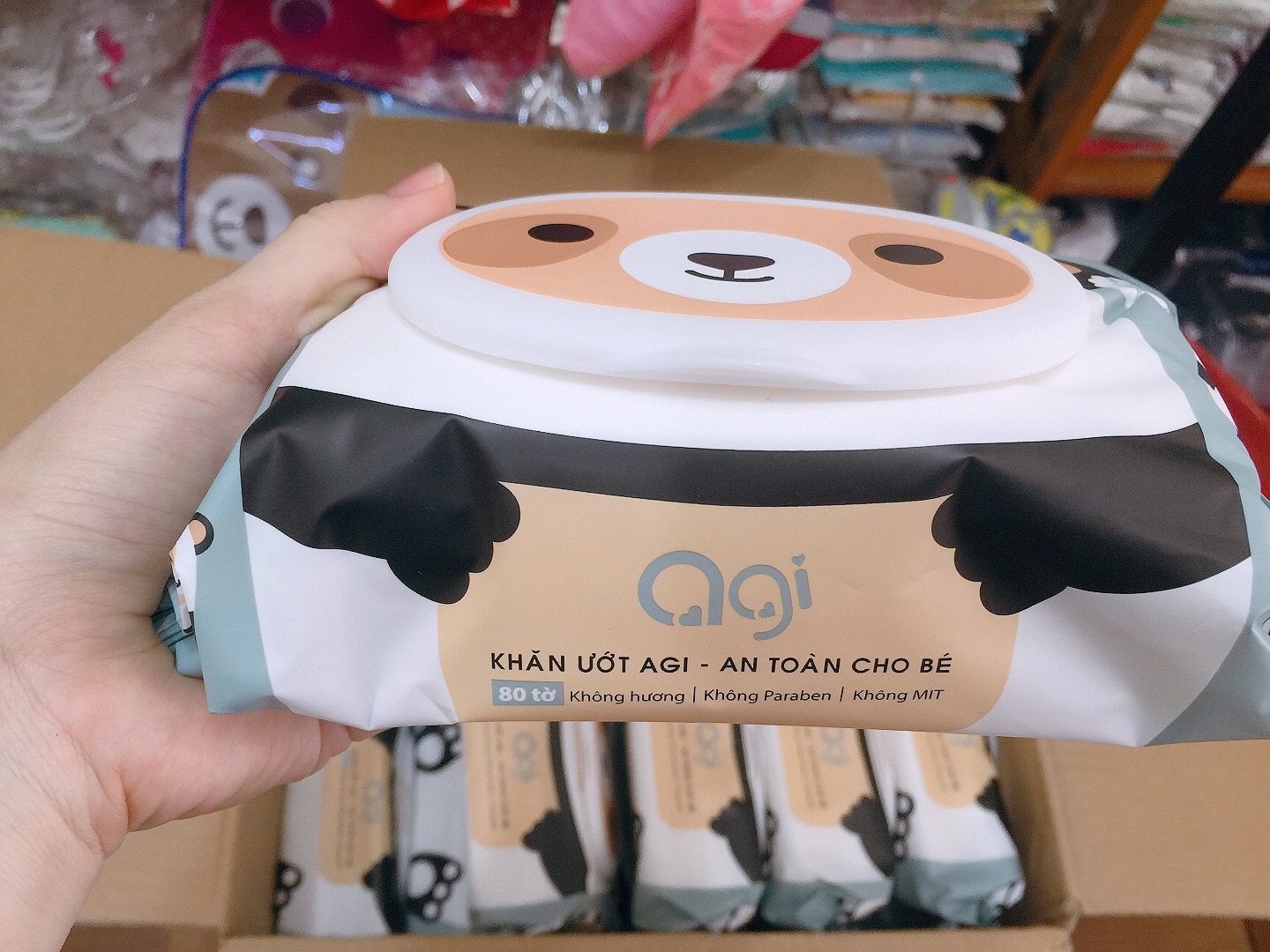 Khăn ướt Agi hàn quốc