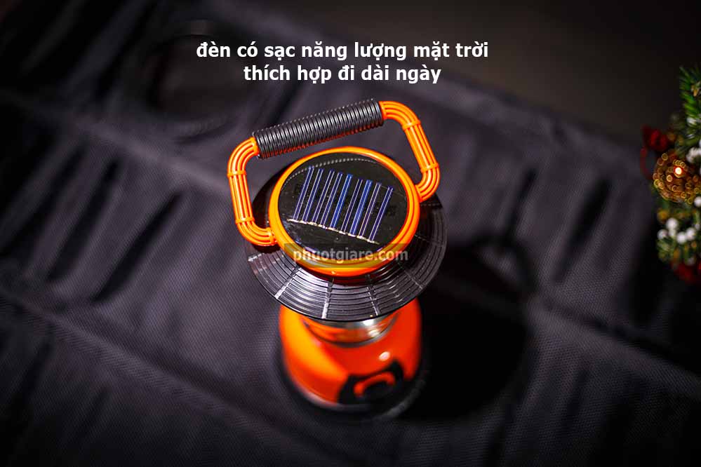 đèn LED kiểu dáng măng xông có pin sạc