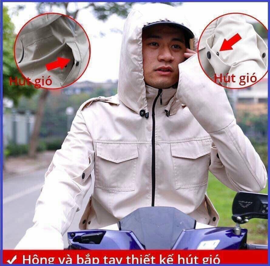Áo chống nắng kaki nam