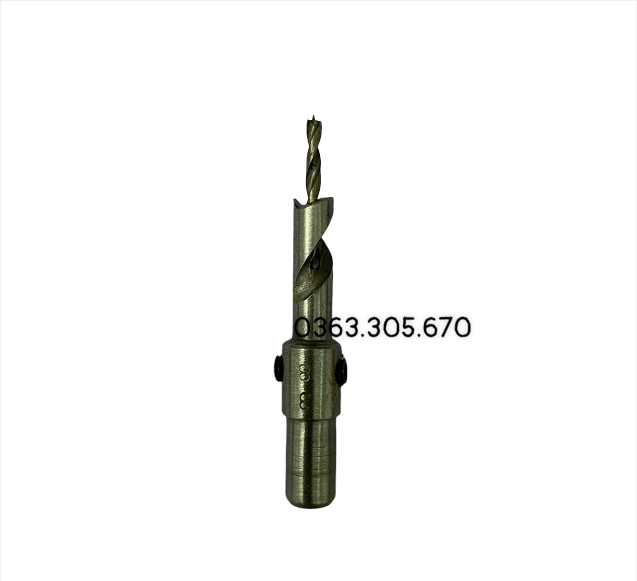 Mũi khoan 2 tầng ngắn 3x8 , vỏ dài 60mm
