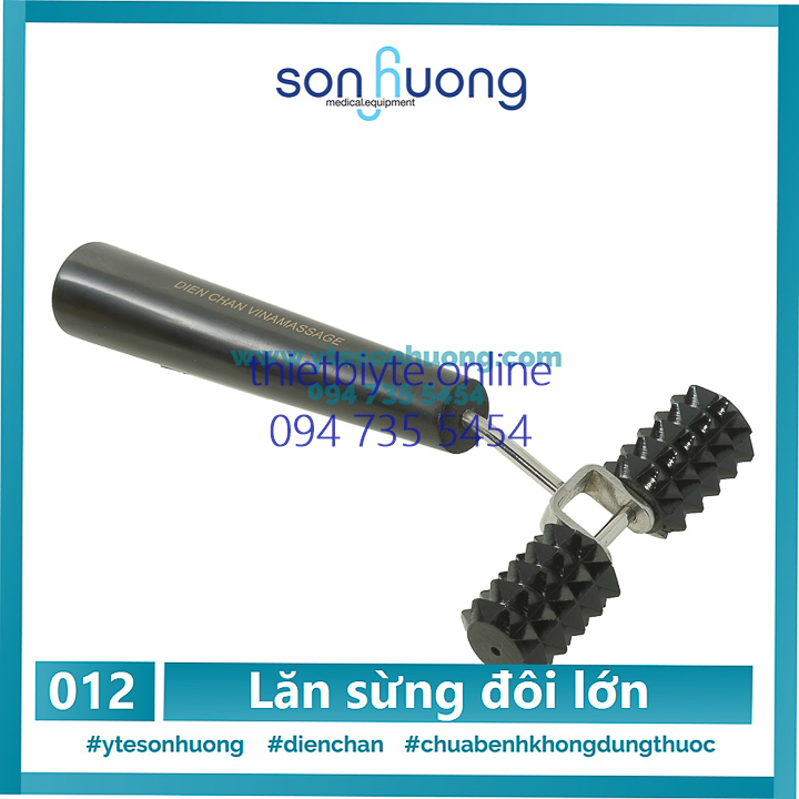 Thanh lăn sừng đôi lớn diện chẩn