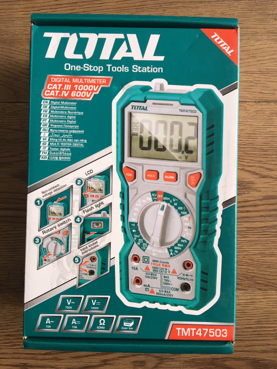 Đồng hồ đo điện vạn năng total tmt47503