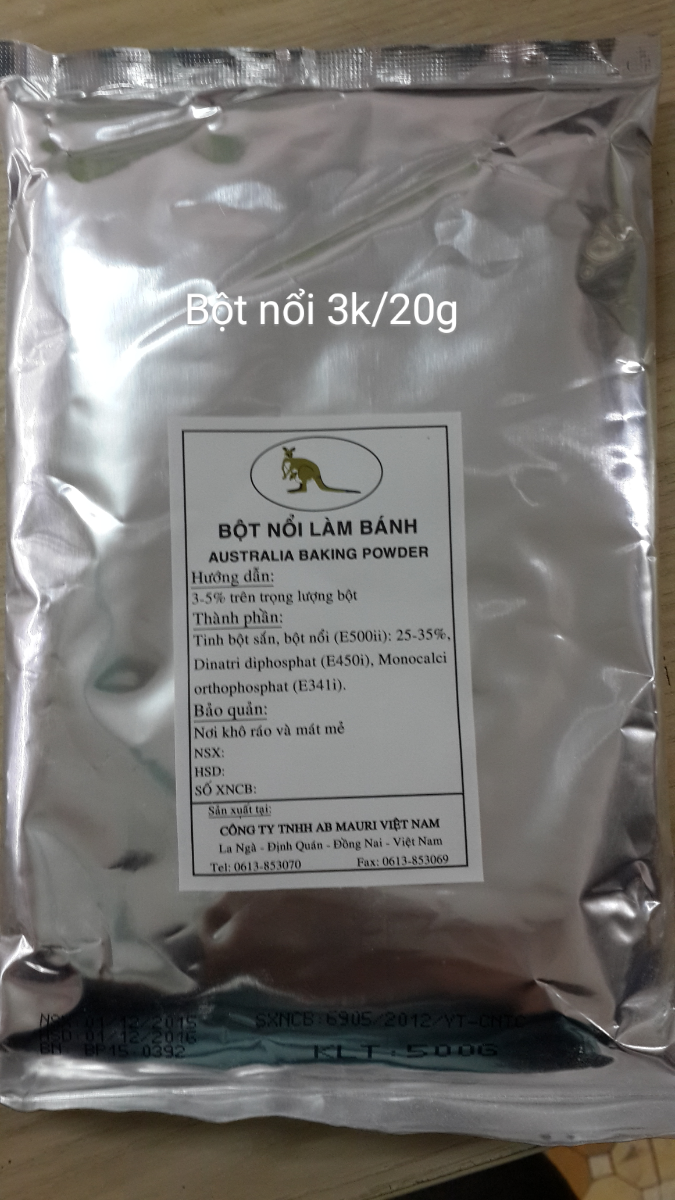 Baking powder (bột nổi) 500 gam