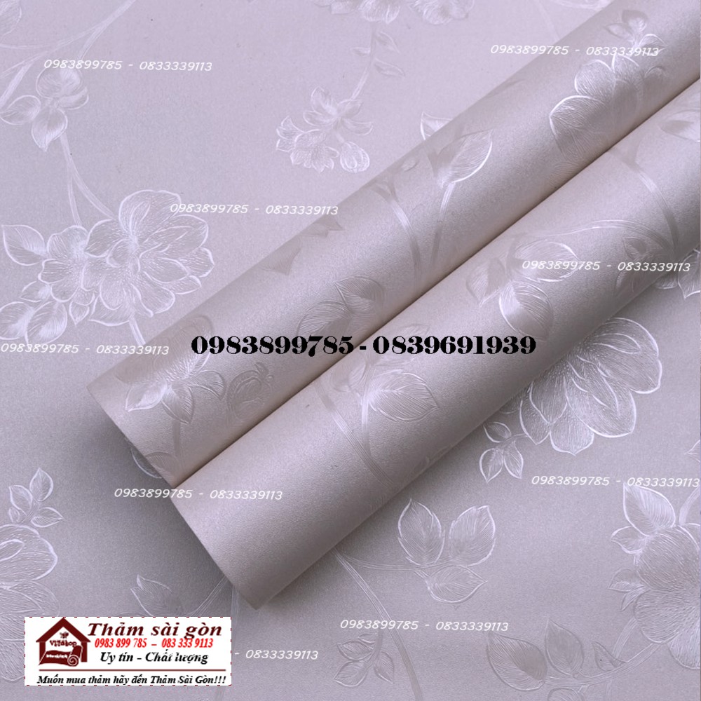 Decal Vân Hoa In Nổi Khổ 60cm