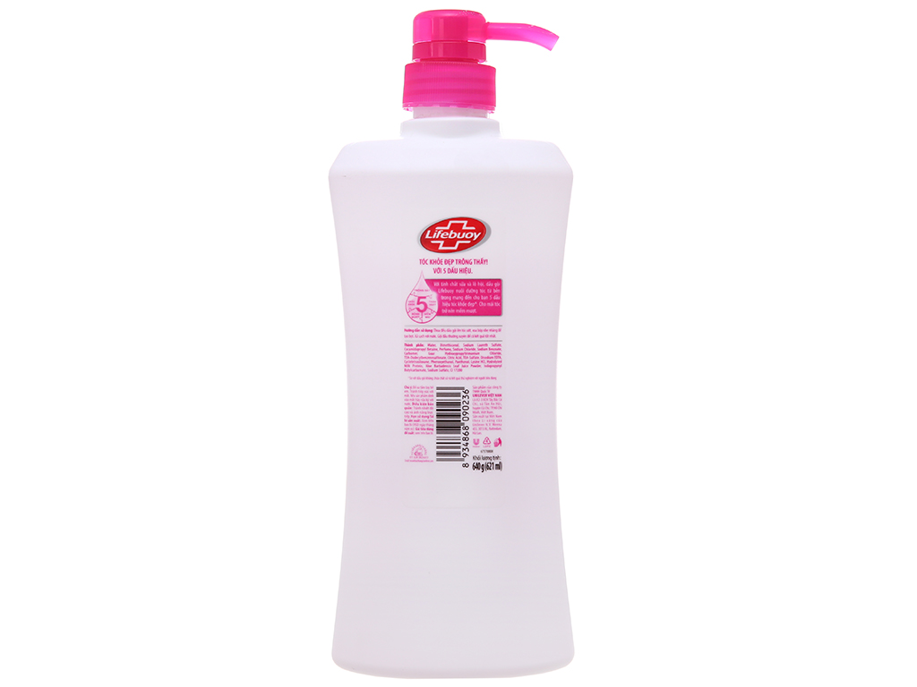 [HCM]Dầu gội Lifebuoy tóc mềm mượt 621ml