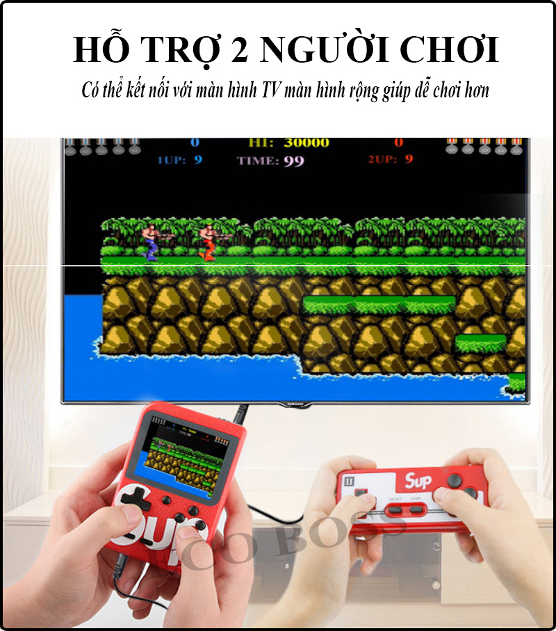 MÁY GAME SUP ĐÔI DÙNG CHO 2 NGƯỜI CHƠI 400 TRÒ CHƠI