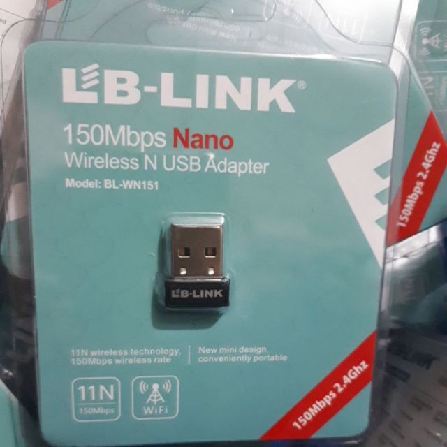 USB thu wifi LB-LINK 151 tốc độ 150Mbps Nano