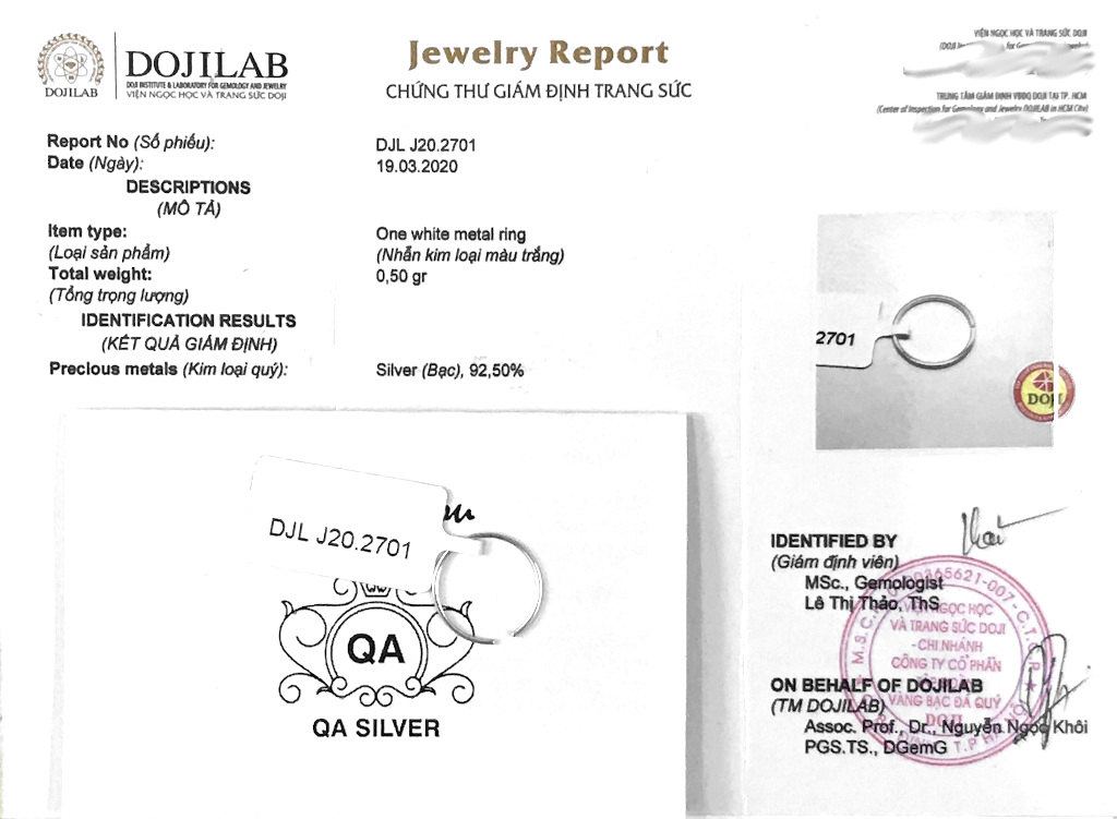 Nhẫn bạc 925 trơn chỉ mảnh bo vuông nhẫn tròn tối giản S925 BASIC QA SILVER Ring RI180303