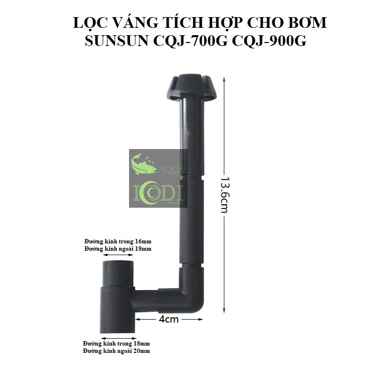 Lọc váng cho máy bơm sunsun cqj-700g cqj-900g