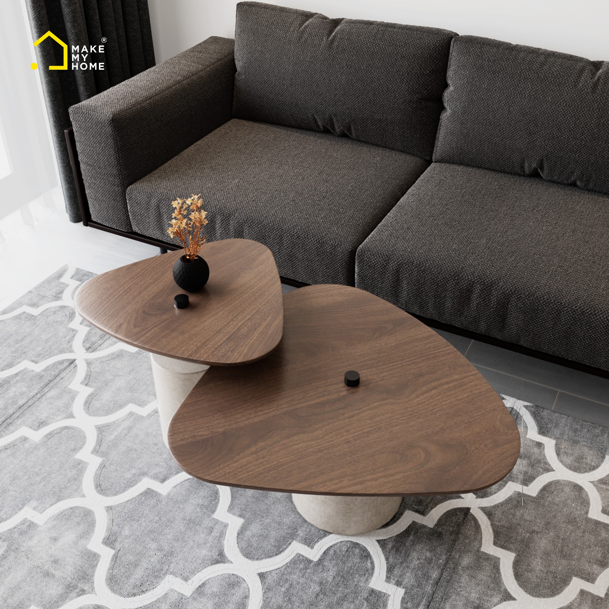 [Trả góp 0%] Bàn Sofa Bàn Nhỏ Make My Home Hano