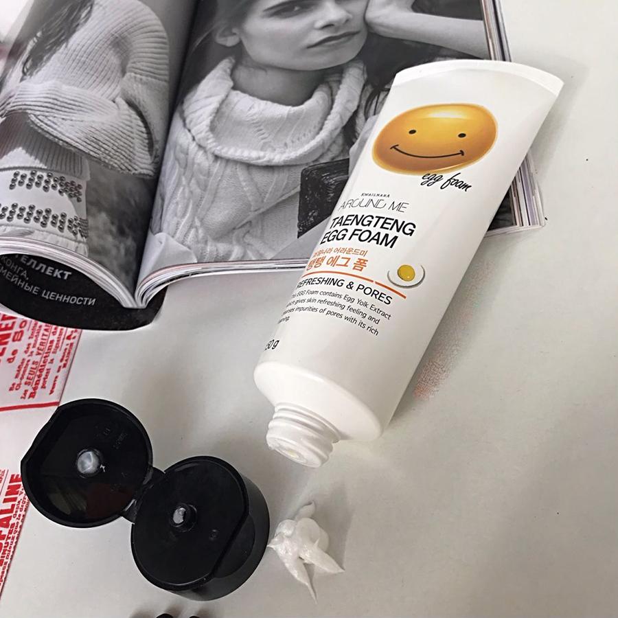 Sữa rửa mặt trứng sáng da Aroung Me Hàn Quốc 150ml