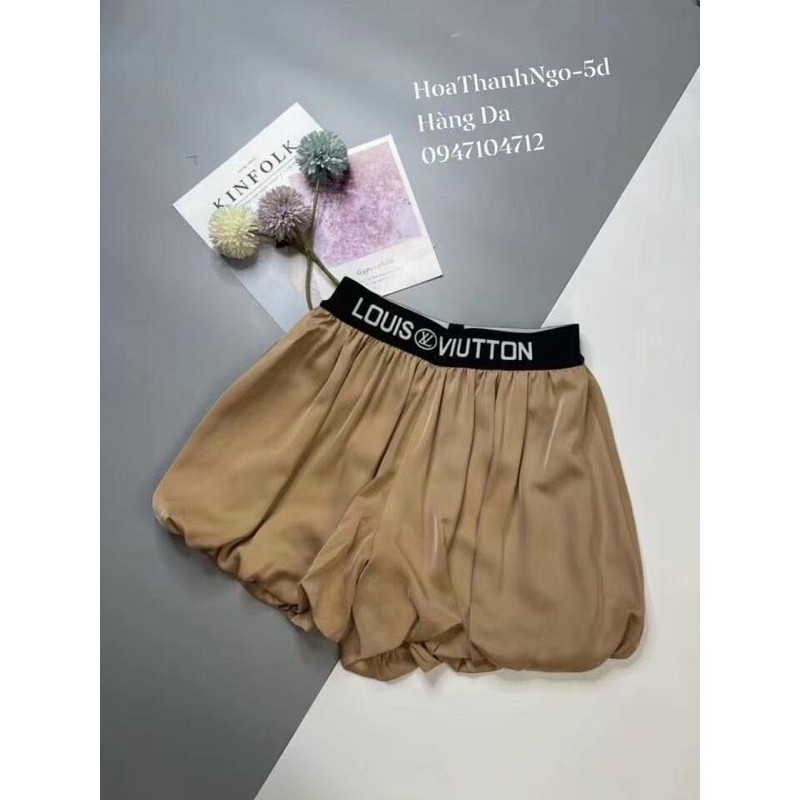 Quần shorts bom cạp chun