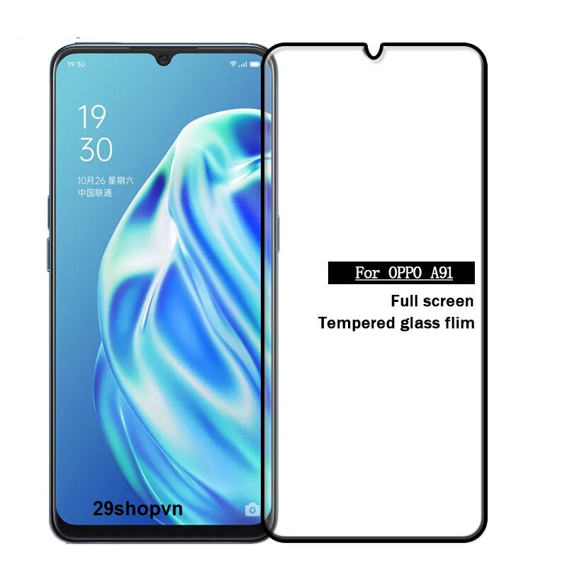 Kính cường lực full màn Oppo A91
