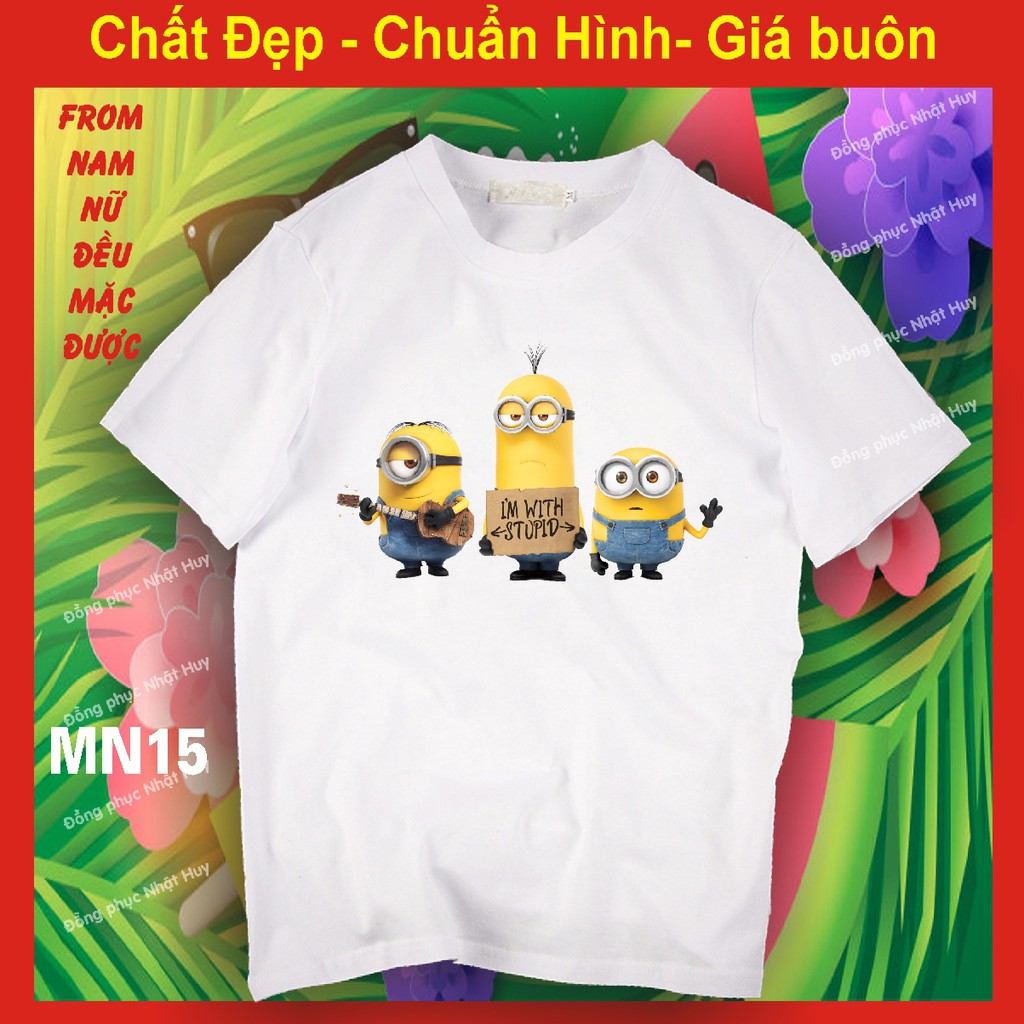 Áo thun minion đẹp 15,cao cấp, bao đổi trả
