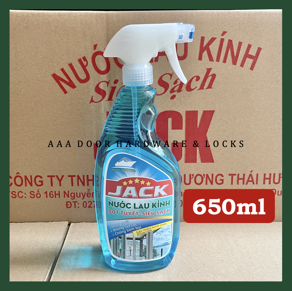 Nước lau kính jack 650ml - nước rửa kiếng siêu sạch
