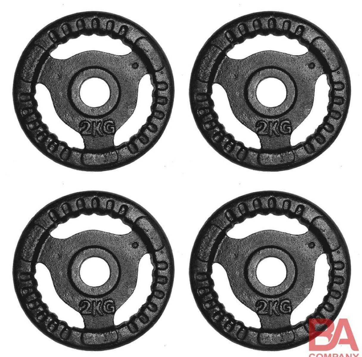 BỘ 2 TẠ THÁO LẮP 44KG ( 4 MIẾNG TẠ GANG 5KG, 4 MIẾNG 3KG, 4 MIẾNG 2KG )