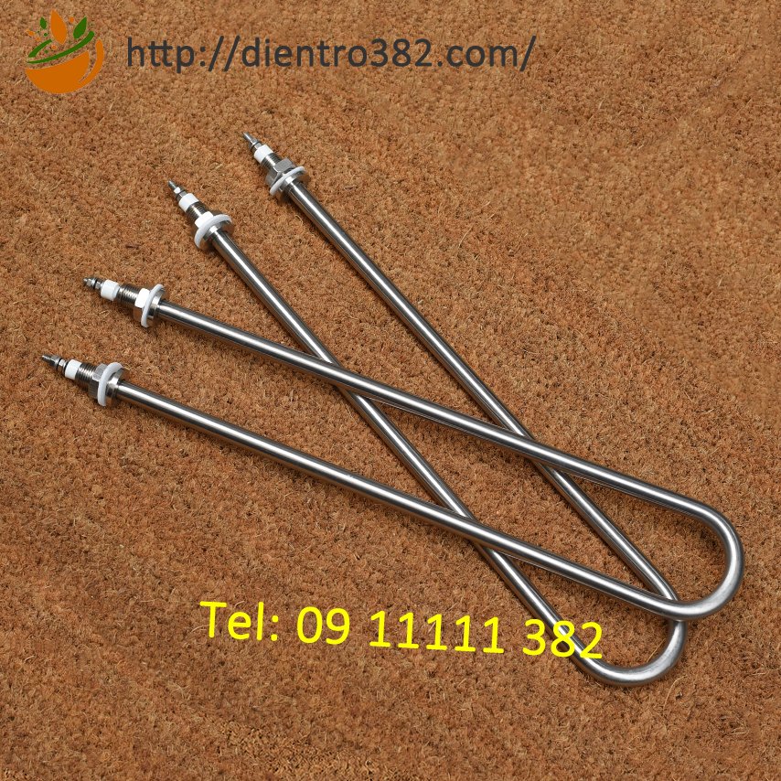 Thanh điện trở nhiệt đun sôi nước công suất 4kw, 5kw, 6kw điện áp 220V/380V
