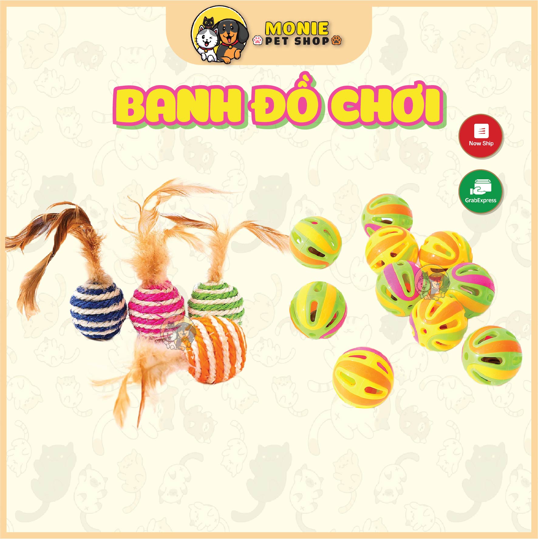 Banh chuông đồ chơi cho chó mèo