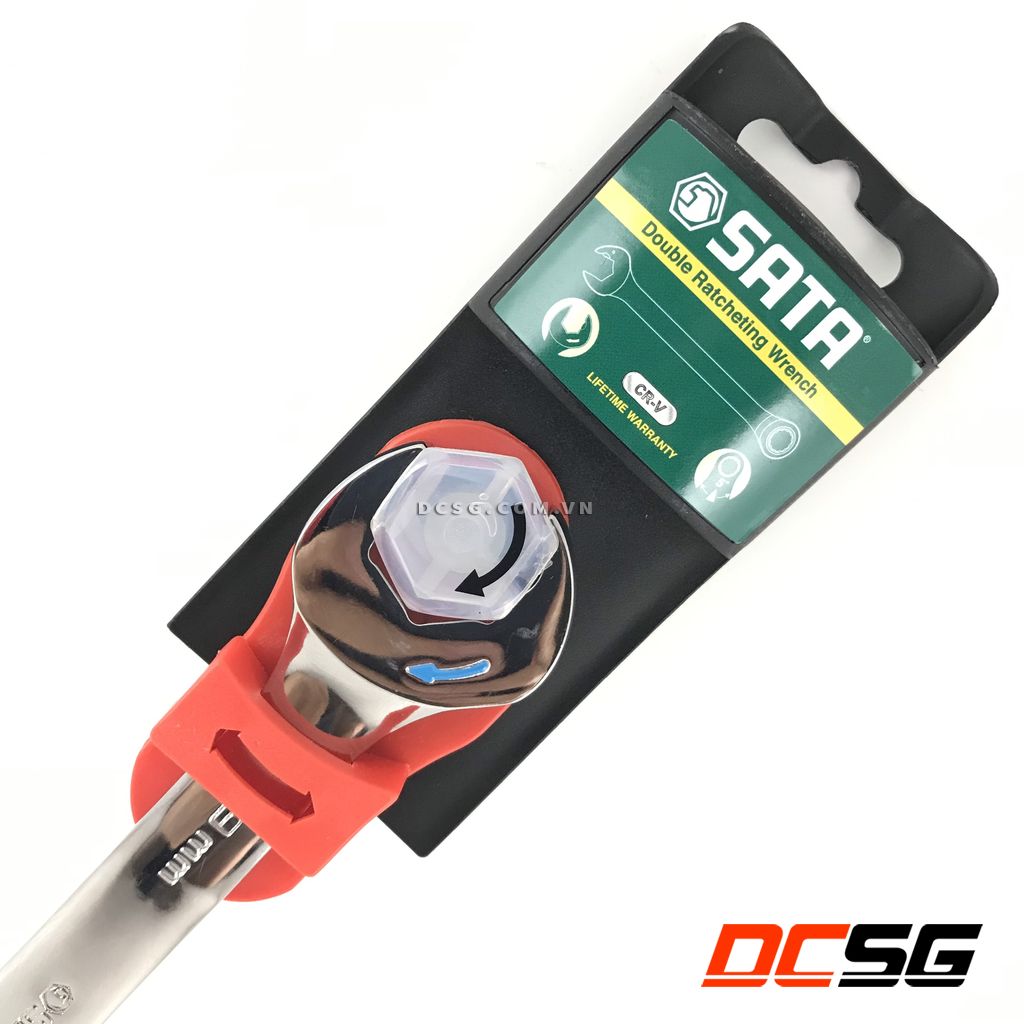 Cờ lê vòng miệng tự động 19mm Sata 43615