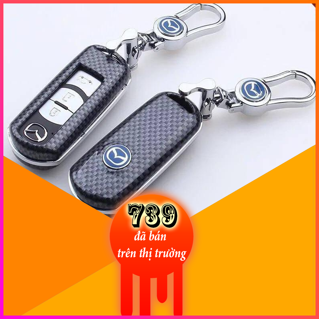 BAO DA CHÌA KHÓA CACBON XE MAZDA 3