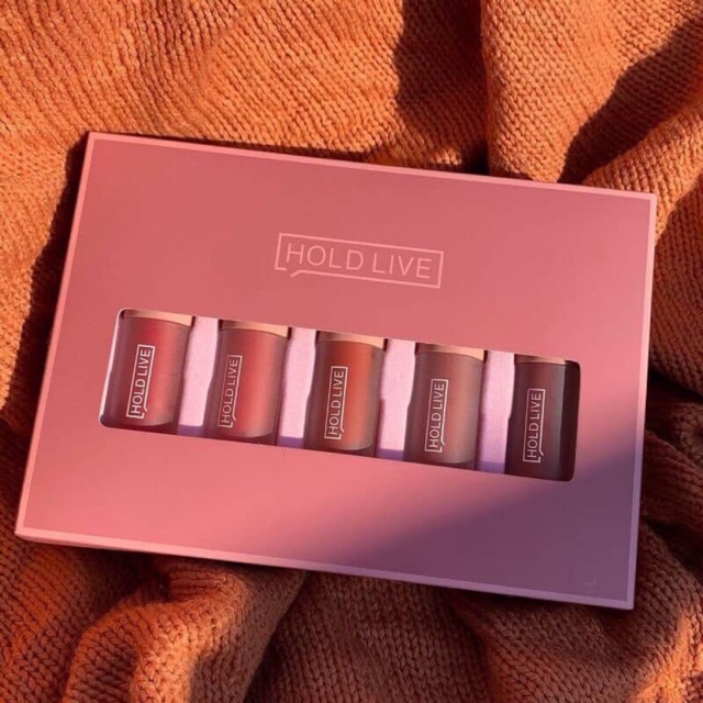 Set Son 𝗛𝗢𝗟𝗗𝗟𝗜𝗩𝗘 Nội Địa Trung 5 Cây Tone Đất Siêu Chất