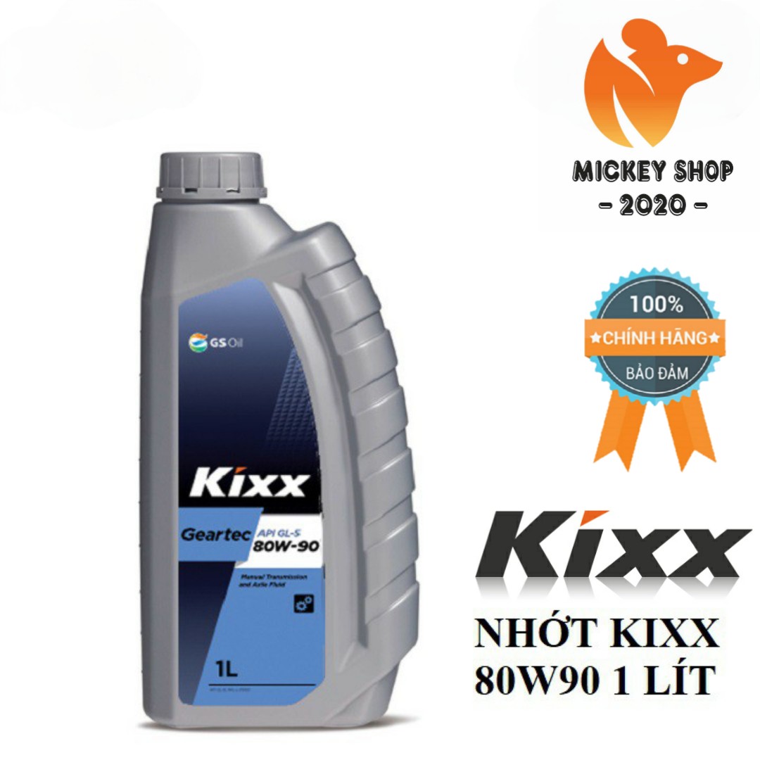 [HCM][ CAO CẤP ] Dầu Nhớt Hộp Số Và Cầu Xe KIXX Geartec 80W-90 GL-5 | Hàng Chính Hãng