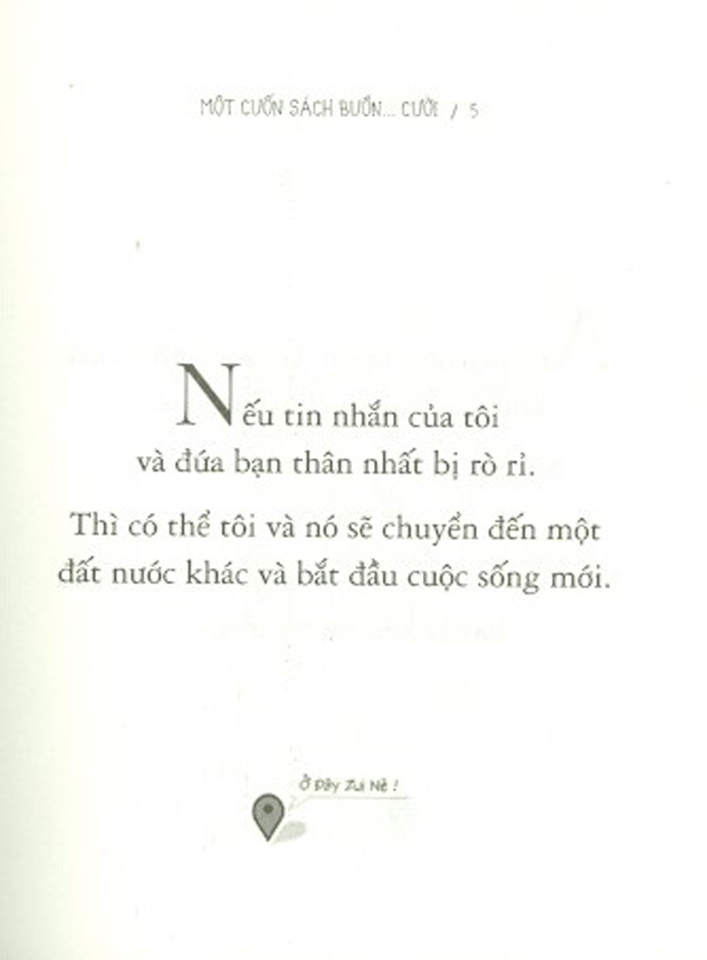 Một Cuốn Sách Buồn… Cười