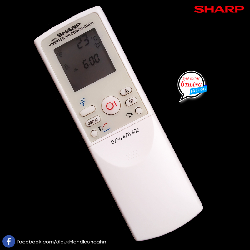 Remote điều khiển điều hòa Sharp inverter