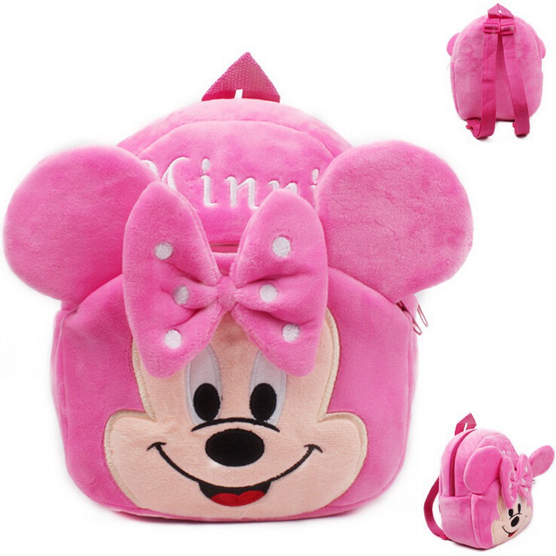 Balo Vải Bông Mickey Cho Bé