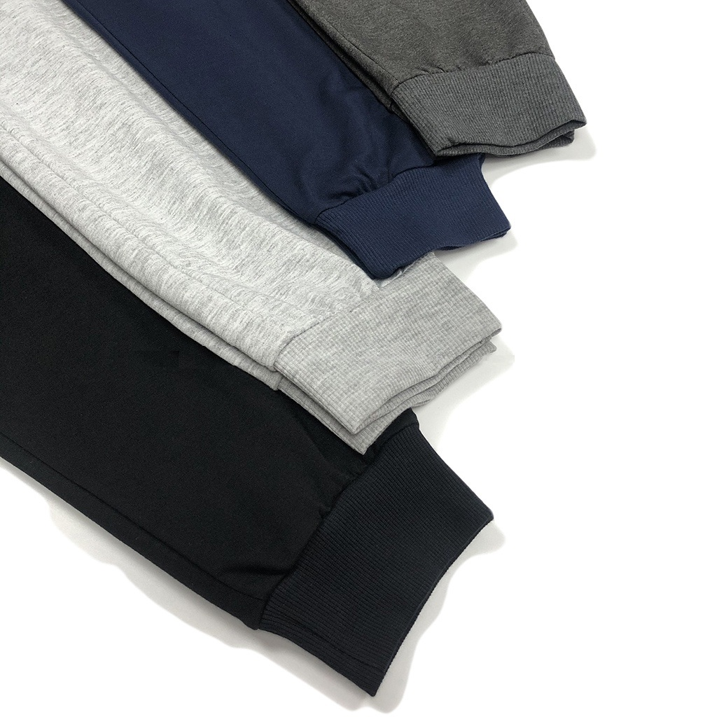 Quần jogger nam thun da cá 2 da có size lớn hơn 90kg