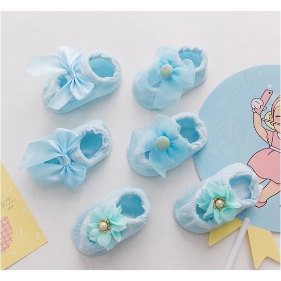 Set 3 đôi tất nơ cho bé