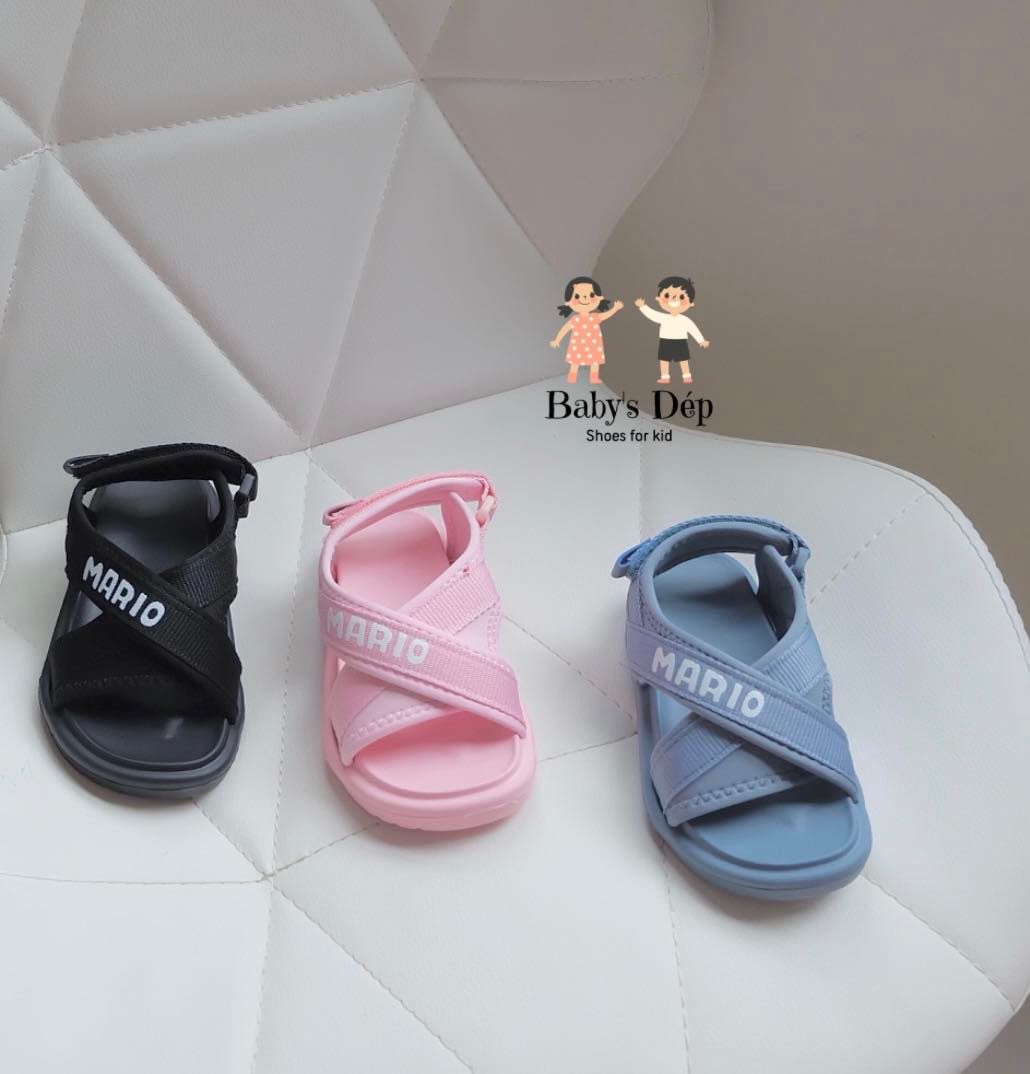 [Nhập RS0822 giảm 30k cho đơn 99k]Sandal Mario Style Hàn Quốc cho bé