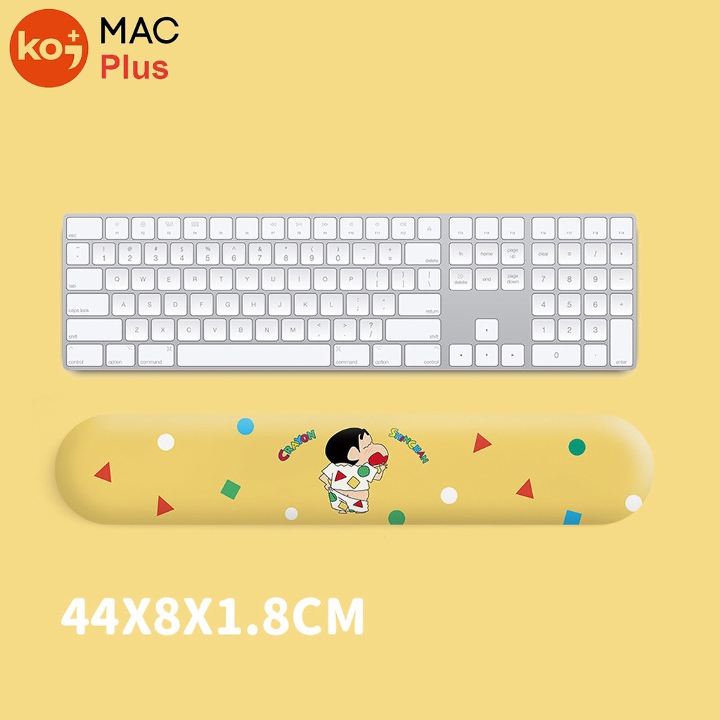 Bộ Lót Chuột Kê Tay Gõ Phím Crayon Shin Chan (Lót Chuột Cậu Bé Bút Chì, Cu Shin, Đệm Tay Silicon, Công Thái Học )