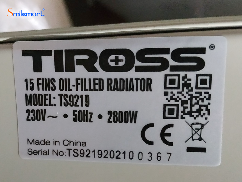 Máy Sưởi dầu 15 thanh Tiross TS9219